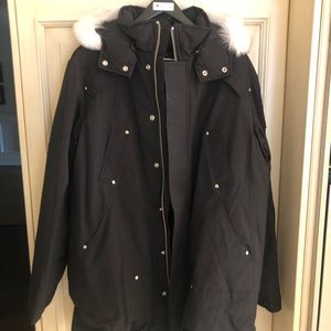 Moose Knuckle Men’s Black Parka w/hood